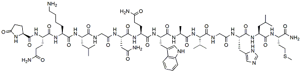 Molecular structure of the compound: [Lys3]-Bombesin