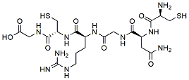 Molecular structure of the compound: NGR peptide, TFA salt
