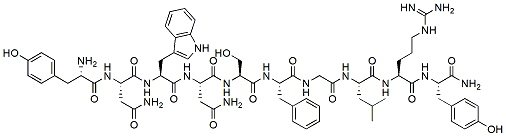 Molecular structure of the compound: Kisspeptin-10 (mouse, rat)