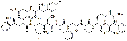 Molecular structure of the compound: Kisspeptin-10, human