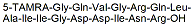 Molecular structure of the compound: Bak BH3 (72-87), TAMRA-labeled
