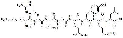 Molecular structure of the compound: bFGF (119-126)