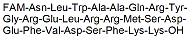 Molecular structure of the compound: BAD (103-127), human, FAM-labeled