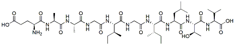 Molecular structure of the compound: MART-1 (26-35) (human)