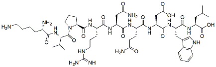 Molecular structure of the compound: Gp100 (25-33), human