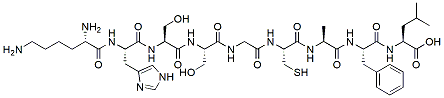 Molecular structure of the compound: Shepherdin (79-87)
