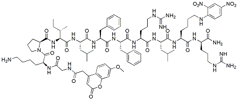 Molecular structure of the compound: Cathepsin D and E FRET Substrate