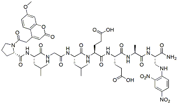 Molecular structure of the compound: 390 MMP FRET Substrate 5