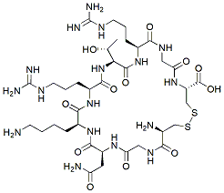 Molecular structure of the compound: LyP-1, Peptide 1