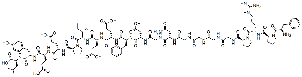 Molecular structure of the compound: Bivalirudin