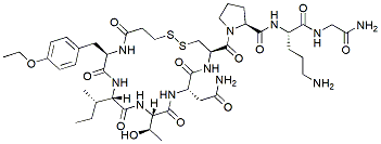Molecular structure of the compound: Atosiban