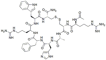 Molecular structure of the compound: Setmelanotide