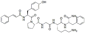 Molecular structure of the compound: tcY-NH2