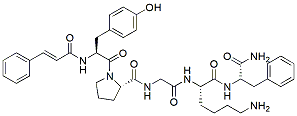Molecular structure of the compound: tcY-NH2 TFA