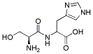 Molecular structure of the compound: H-Ser-His-OH