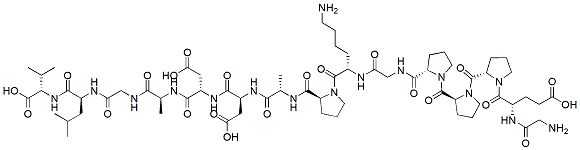 Molecular structure of the compound: BPC 157 acetate