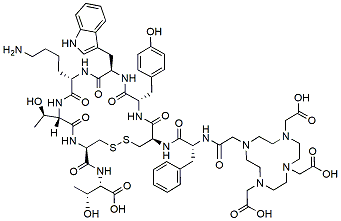 Molecular structure of the compound: Dotatate