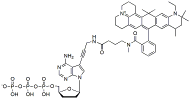 Molecular structure of the compound: ddA-ATTO647N