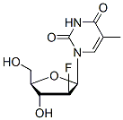 Molecular structure of the compound: 2-Fluoro-5-methyl-1-beta-D-arabinofuranosyluracil