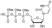 Molecular structure of the compound: Uridine-5-triphosphoric acid trisodium salt (Synonyms:UTP)