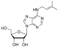 Molecular structure of the compound: N6-(3-Methyl-2-butenyl)adenosine