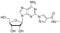 Molecular structure of the compound: Regadenoson