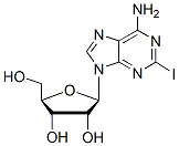 Molecular structure of the compound: 2-Iodoadenosine