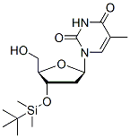 Molecular structure of the compound: 3-O-[tert-Butyl(dimethyl)silyl]thymidine