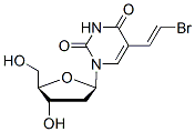 Molecular structure of the compound: (E)-5-(2-Bromovinyl)-2-deoxyuridine
