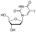 Molecular structure of the compound: 5-Iodo-2-deoxyuridine