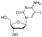 Molecular structure of the compound: 5-Iodo-2-deoxycytidine