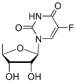 Molecular structure of the compound: 5-Fluoro-5-deoxyuridine