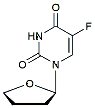 Molecular structure of the compound: 5-Fluoro-1-(tetrahydrofuran-2-yl)pyrimidine-2,4(1H,3H)-dione