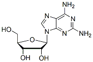 Molecular structure of the compound: 2-Aminoadenosine