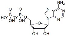 Molecular structure of the compound: Adenosine 5-diphosphate