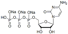 Molecular structure of the compound: Cytidine-5-Triphosphate, Trisodium salt