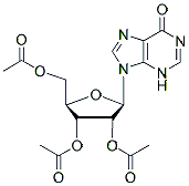 Molecular structure of the compound: N-Acetyl-2, 3-Acetyl-Guanosine