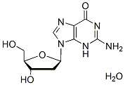Molecular structure of the compound: 2-Deoxyguanosine monohydrate