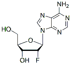 Molecular structure of the compound: 2-Fluoro-2-Deoxyadenosine