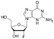 Molecular structure of the compound: 2-Fluoro-2-Deoxyguanosine
