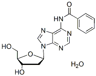 Molecular structure of the compound: N6-Benzoyl-2-Deoxyadenosine monohydrate